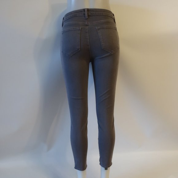 NWT Womens L'Agence Gris Gray Margot High Rise Skinny Jeans 28 * - Picture 6 of 10